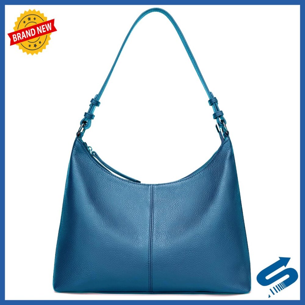 Genuine Leather Hobo Purse Shoulder Crossbody Bag Adjustable Straps Work Casual